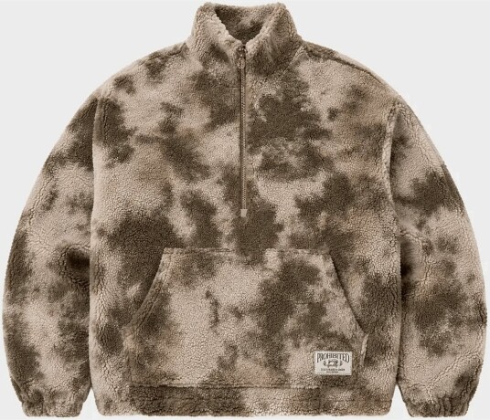 Prohibited Highland Sherpa Half Zip MUTED KHAKI S Prohibited Highland Sherpa Half Zip MUTED KHAKI S