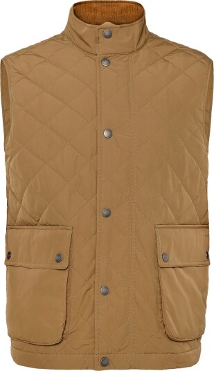 Gant Quilted Vest   Beige   XXL