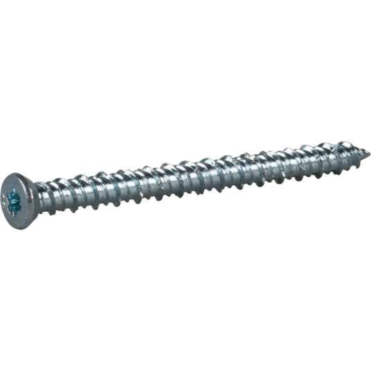 Essve Betongskrue Stål Senkehode Ø: 7.5mm L: 92mm Blankforsinket Ant: 8stk