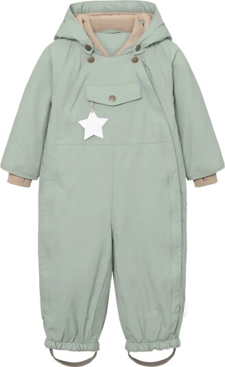 MINI A TURE Matwisti Fleece Lined Snowsuit. Grs SLATE GRAY 98