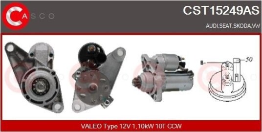 Starter CASCO CST15249AS
