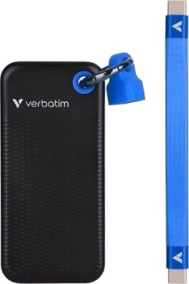 Verbatim Pocket SSD 256GB USB 3.2 Gen 2 Black/Blue