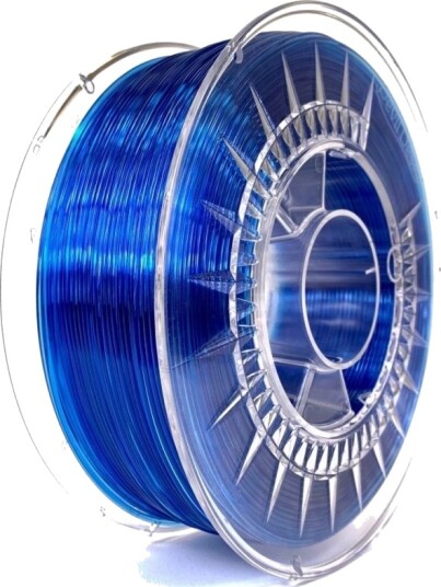 3D-Plast Devil Design Pet-G 1.75 Mm 1 Kg Super Melyna Transparent