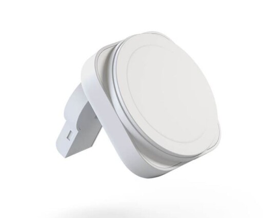 Zens 2-i-1 MagSafe Trådløs Lader for Klokke og Mobil Hvit