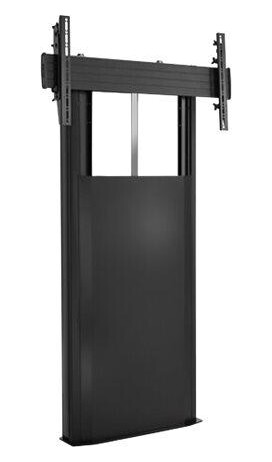 Chief Extra-Large Height-Adjustable Floor Support Mount - For Displays 55-100" - Black stativ - for flatpanel / AV-system - svart
