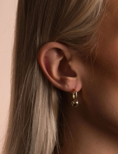 SNÖ of Sweden Bennet Ring Ear Plain G Onesize Gold ONE SIZE SNÖ of Sweden Bennet Ring Ear Plain G Onesize Gold ONE SIZE