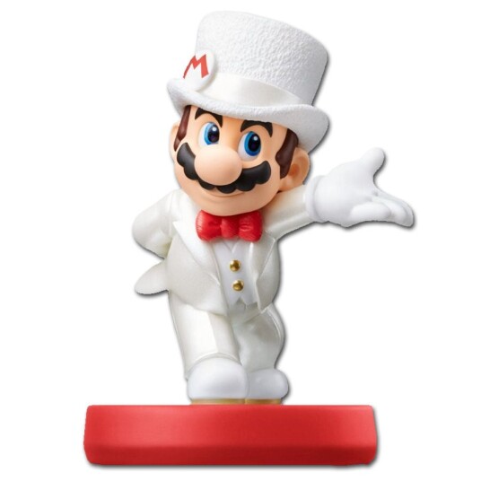 Nintendo Amiibo Mario Bryllupsfigur fra Super Mario Samling