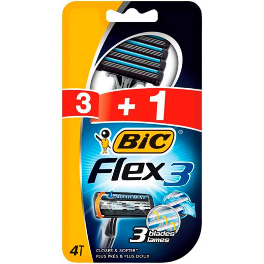 Bic Shaver Bic Flex 3 Clas.Blister3+1 Bic Shaver Bic Flex 3 Clas.Blister3+1