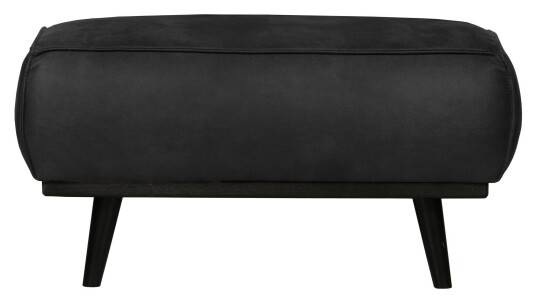 BePureHome Statement Puff - Sort Suede Unoliving