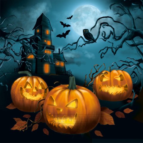 Servietter -Halloween sensations- pk/20