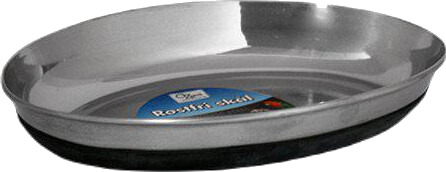 Katteskål I Rustfritt Stål Anti-Slip Oval Svart 250 ml Katteskål I Rustfritt Stål Anti-Slip Oval Svart 250 ml