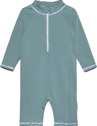 Color Kids Badedrakt   UV50+   Middelhavet   Color Kids   4 år 104   Badetøy Blå Hvit