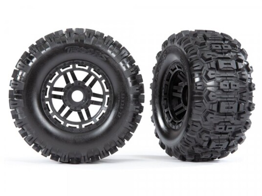 Traxxas 8973 Tires & Rims Sledgehammer 17mm MAXX 2.8 / 3.6 '' Traxxas 8973 Tires & Rims Sledgehammer 17mm MAXX 2.8 / 3.6 ''