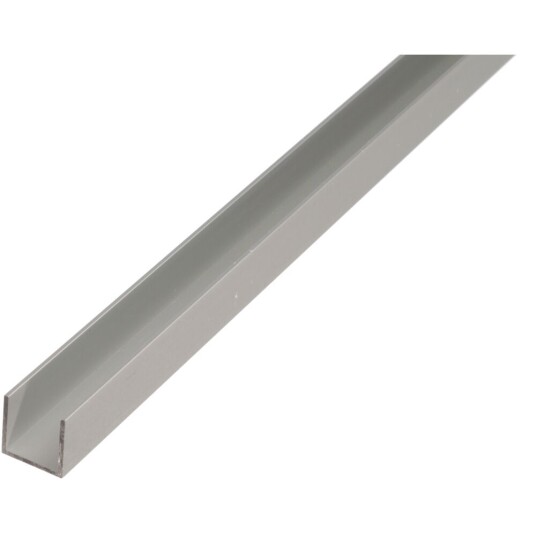 Alberts Profil U Aluminum 12x8 6x12x1 3/2.6m Sølv Alberts Profil U Aluminum 12x8 6x12x1 3/2.6m Sølv