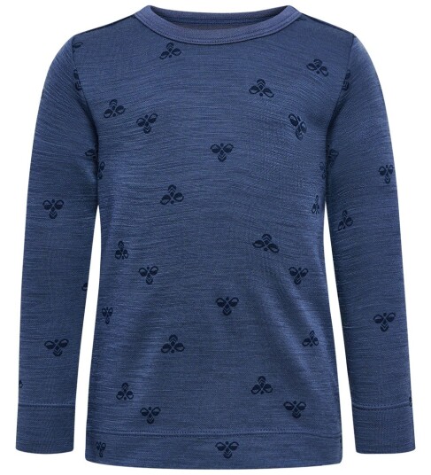 Hummel Vintage Indigo Mini Ull T-Shirt L/S 86 Hummel Vintage Indigo Mini Ull T-Shirt L/S 86