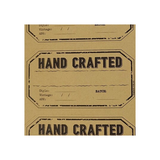 Kegland 10 stk etiketter til flasker Vintage Craft Labels