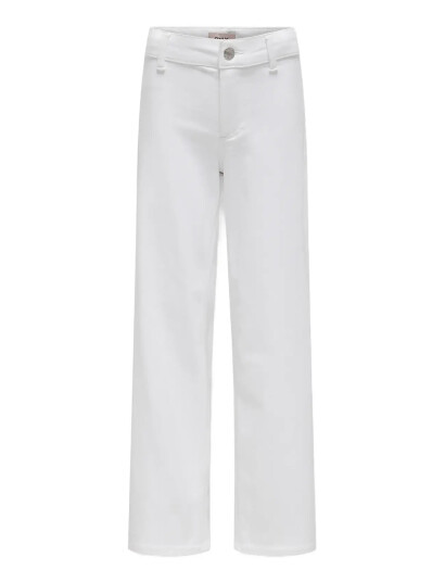 Kids Only Kogsylvie Clean Wide Leg White Pim Noos White 116