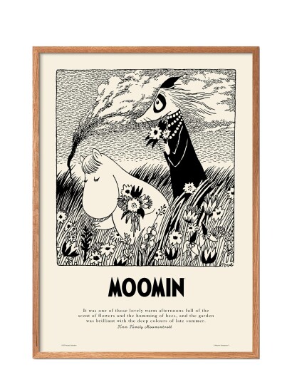 PSTR Studio Moomin X Pstr Studio - Summer Flowers - 50X70CM