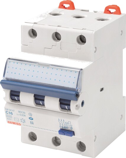 Gewiss Jordfeilautomat 332C 32A 3-pol 3 mod C-kar GW94250