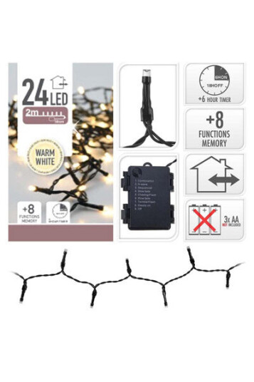 Christmas Lights Koopman LED-lyspærer 24W (Tau-lys)
