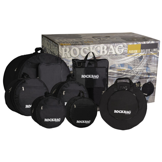 Rockbag Drum Flat Pack Fusion I Bag Set Deluxe Line Rockbag Drum Flat Pack Fusion I Bag Set Deluxe Line