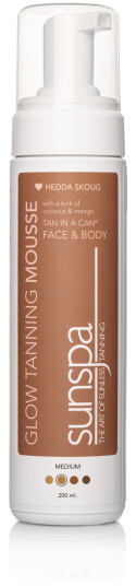 Sunspa X Hedda Skoug Glow Tanning Mousse Medium Selvbruning