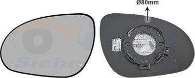 Speilglass, ytterspeil VAN WEZEL 8207835