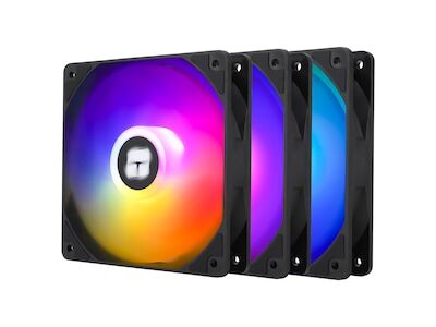 Thermalright TL-C12C-S 120mm ARGB Vifter 3-Pack med PWM og 26 dBA - Svart Thermalright TL-C12C-S 120mm ARGB Vifter 3-Pack med PWM og 26 dBA - Svart