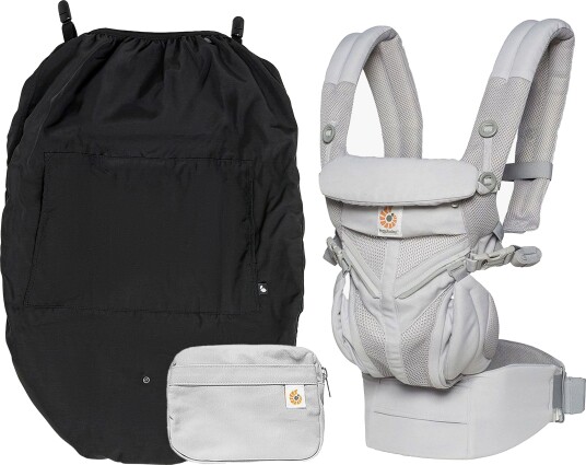 Ergobaby Omni Classic Cool Air Bæresele inkl. Regntrekk Grå Ergobaby Omni Classic Cool Air Bæresele inkl. Regntrekk Grå