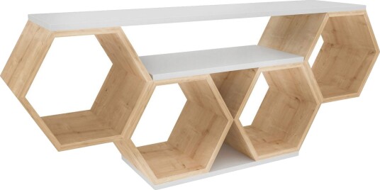 Rinorea Tv-benk 140x55,5 cm - Hvit Rinorea Tv-benk 140x55,5 cm - Hvit