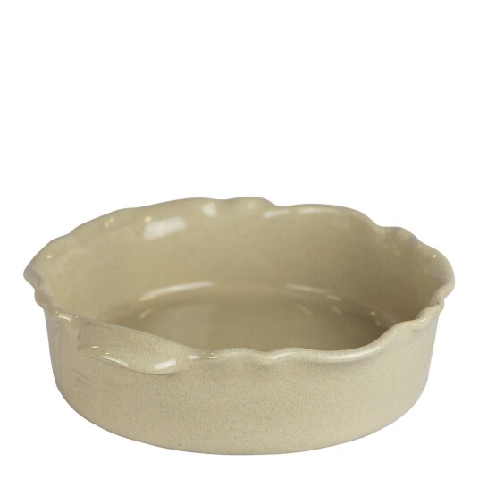 Gerbera  Provence gratengform rund 24 cm beige