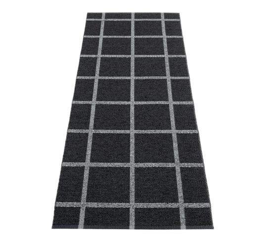 Pappelina Ada matte sort 70x225cm