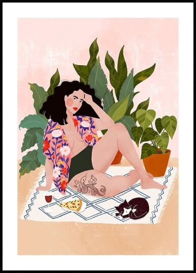 Sunday pizza Plakat / 21x30cm Sunday pizza Plakat / 21x30cm