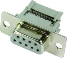 Harting 09 66 118 7500 D-Sub 1 Grå Metallisk Polybutylentereftalat Pbt Stål Termoplastisk Harpiks Kobberlegering 10 Mo 1000 V