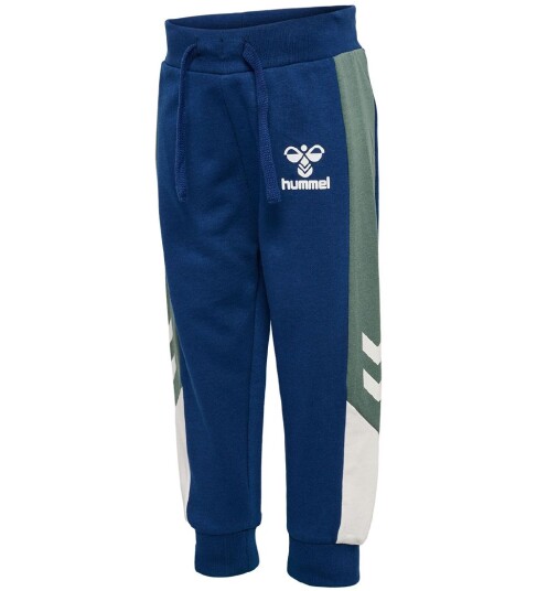 Hummel Bukser hmlFinn Navy Peony 68 Bukser bomull Blå Grønn 62 Hummel Bukser hmlFinn Navy Peony 68 Bukser bomull Blå Grønn 62