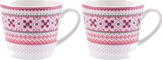 Porsgrunds Porselænsfabrik Ingrid Krus 40cl Rosa 2pk