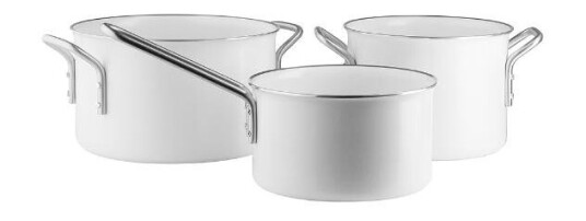Eva Solo - White Line grytesett 3 deler