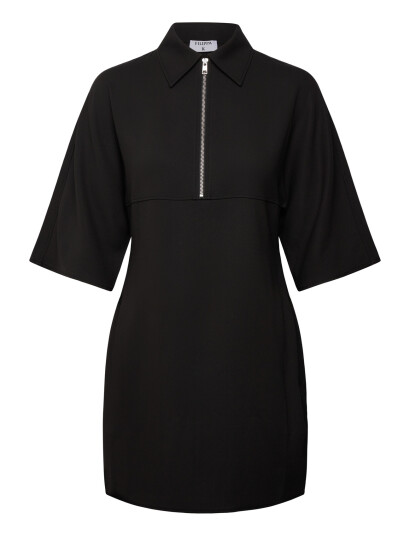 Filippa K Tunic Zip Dress Black 36 Filippa K Tunic Zip Dress Black 36