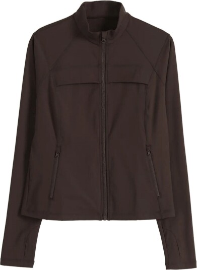 aim´n Sculpting Jacket - CHOCOLATE - S