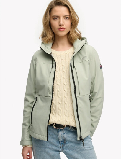 Superdry Hooded Classic Trekker Jacket Green 10