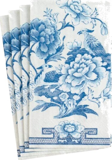 Blue and White buffet servietter