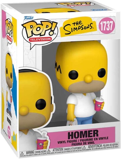 Funko Simpsons Homer Vinyl Actionfigur med Stiliserte Detaljer