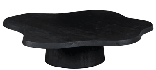 Trend Collection Newton Sofabord Svart Ø120 x H28 cm