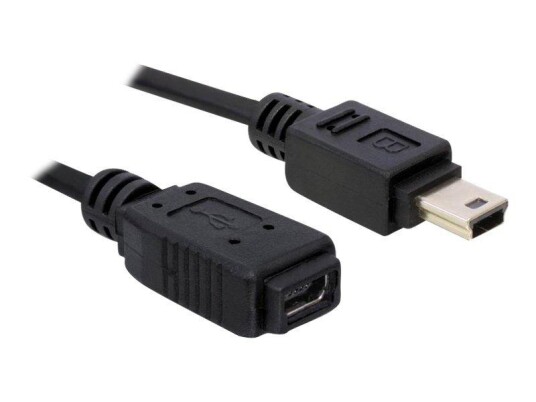 Delock USB-kabel - mini-USB type B til mini-USB type B - 1 m