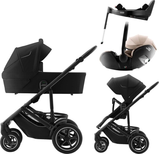 Britax Römer Smile 5Z Space Black + Baby Safe Pro Style Teak + Vario Base