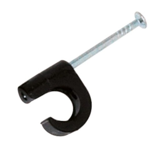 Kabelklemmer for rund kabel 5 7 mm 100 pk. Svart