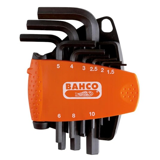 Bahco Sekskantnøkkelsett Be 9578 9 Stk 1,5 10 Bahco Sekskantnøkkelsett Be 9578 9 Stk 1,5 10