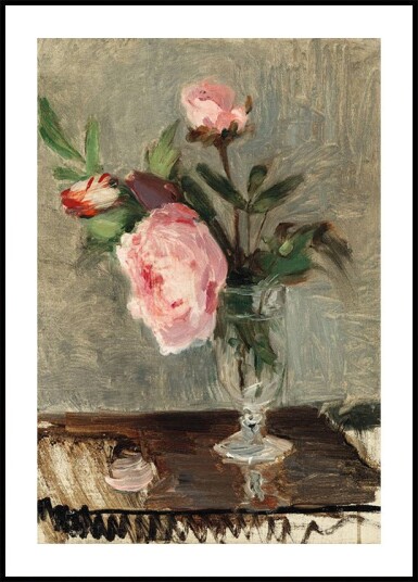 Peonies by Berthe Morisot Poster Impressionist Floral Still Life Art Plakat Plakat / 30x40cm