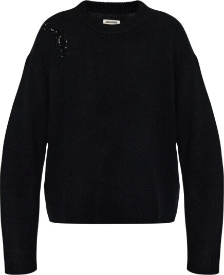 Zadig & Voltaire Dame Strikkevarer Svart S,