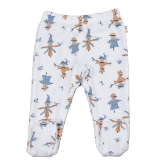 Joha Scarecrow ull/bambus leggings med fot - blå Joha Scarecrow ull/bambus leggings med fot - blå